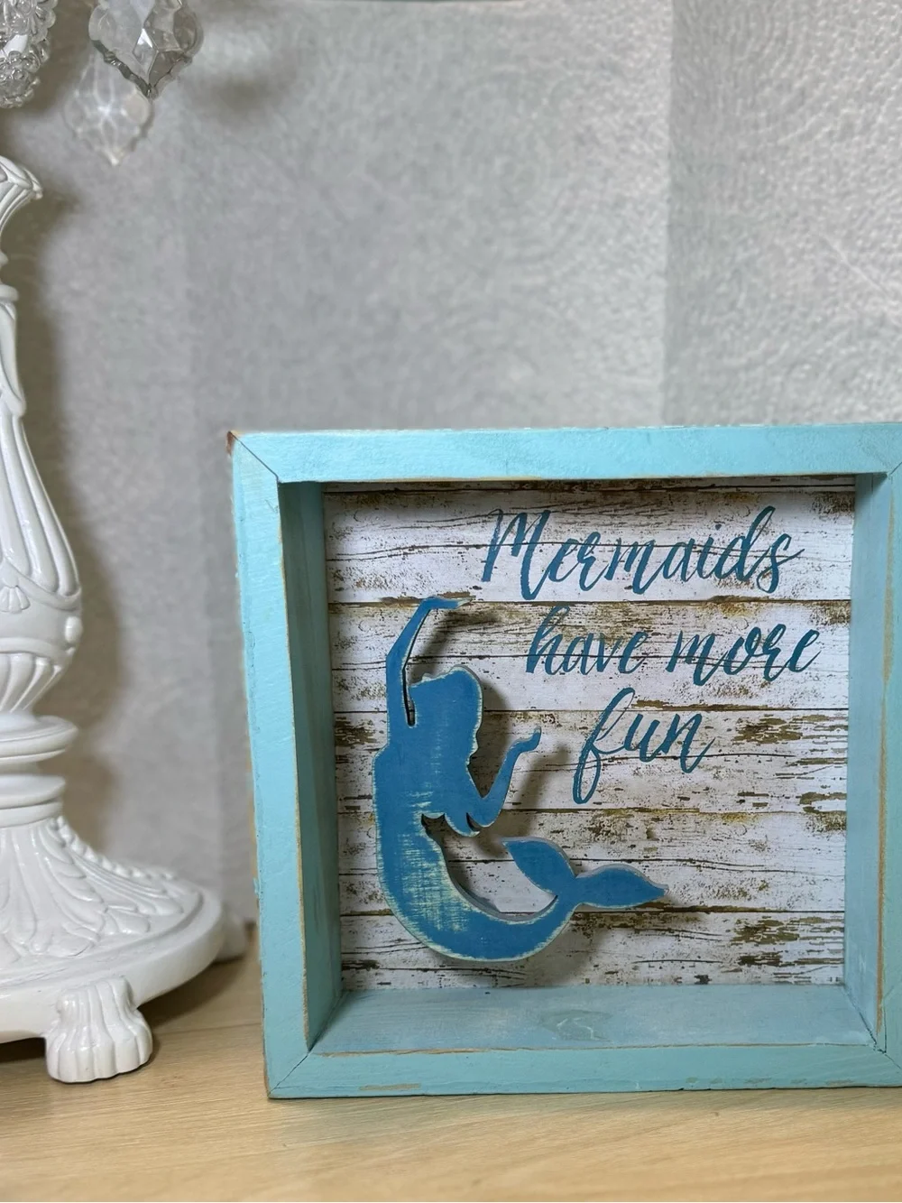 🧜🏼‍♀️🧜🏼‍♀️Mermaids Have More Fun! Shadow Box Room Decor